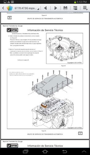 Manual Transmisión Automática De Captiva 08-12 (6t70)español (Usado)