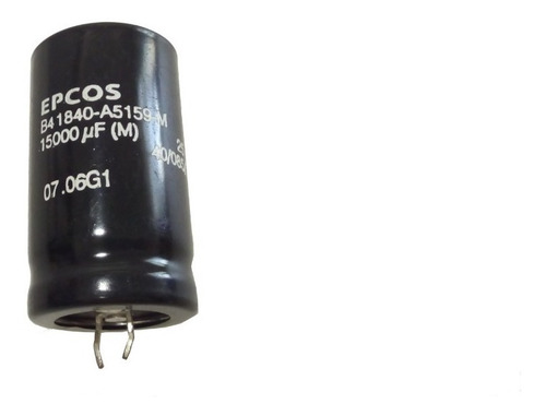 Imagem 1 de 2 de Capacitor Eletrolítico Epcos 15000uf 25v 85°c Snap In Socket