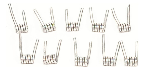 10 Resistencias Artesanal Ni80 0.31ohm Tri Core Rda Rta 3mm (Usado)