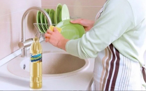 24 Detergente Minuano Amarelo 500ml Neutro (1cx)
