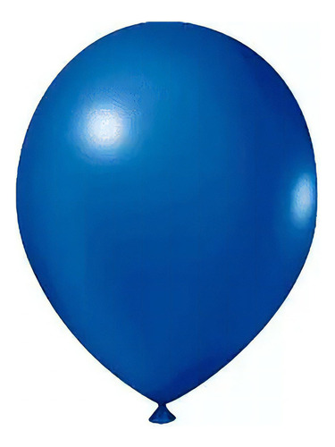 Balão Profissional Liso Balões Joy 5pol 12cm 50und Cor Azul Royal