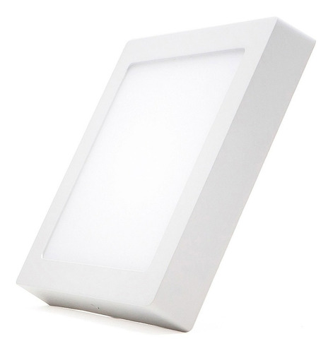Imagen 1 de 9 de Panel Plafon Led 6w Cuadrado Exterior Calido Frio Neutro #