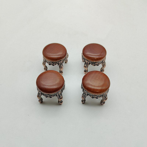 2 Mini Casa De Muñecas Muebles Decoración Madera 1:12