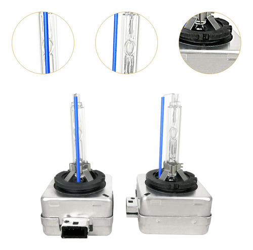 2 Uds D1s Xenon Hid Bombillas De De Coche Luces De 8000k