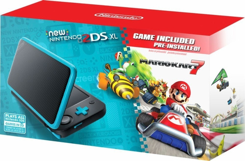New Nintendo 2ds Xl + Juego Mario Kart 7 + Cargador. Nueva
