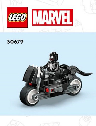Lego Venom Street Bike Marvel Spider-man 53 Pz. 30679 53 Venom
