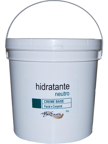 Creme Base Hidratante Neutro Facial ,corporal 5kg Bioexotic