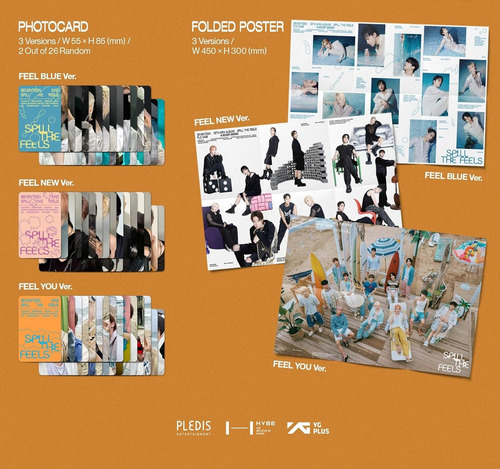 Seventeen Spill The Feels Álbum Versión Estándar Aleatoria Versión Del Álbum Versión Aleatoria