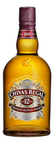Caja De 12 Whisky Chivas Regal Blend 12 Años 750 Ml