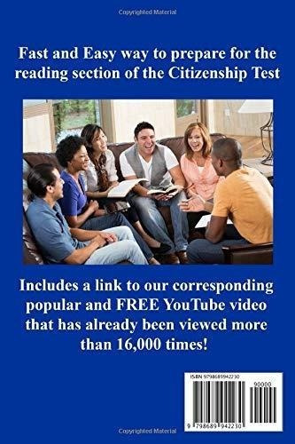 Citizenship Test Reading Workbook Fast And Easy Way., de Tropea, Angelo. Editorial Independently Published en inglés