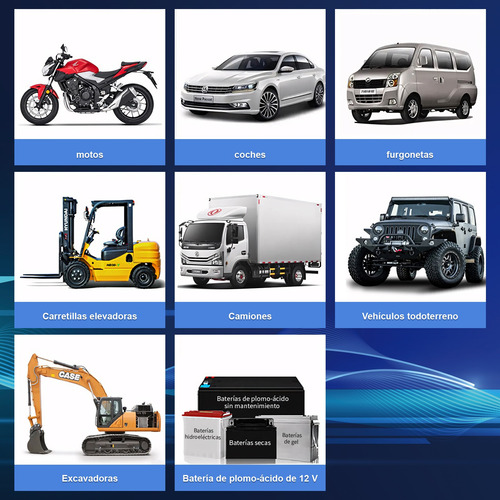 Cargador De Batería Automático Inteligente De 12 V/7 A