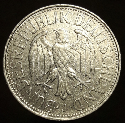 Moneda Alemania 1 Mark 1976 J 