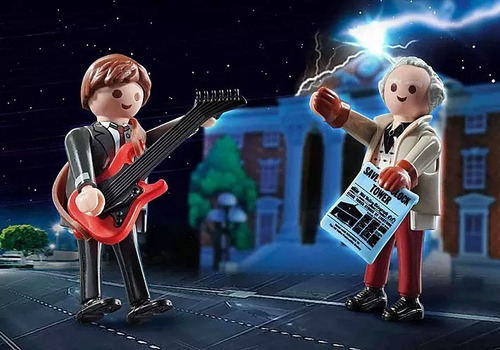 Figuras Armables Playmobil Marty Mcfly Y Dr. Emmet Brown