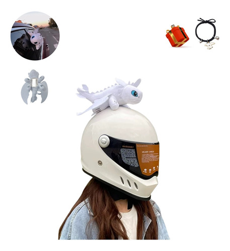 Peluche Para Dragon Furia Nocturna Con Base Para Auto Moto