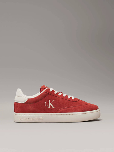 Tenis Rojo Para Hombre Calvin Klein Con Parte Superior Ante