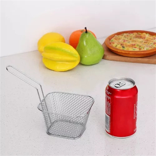 H Mini Freidora De 10 Cestas For Patatas Fritas Con Asa
