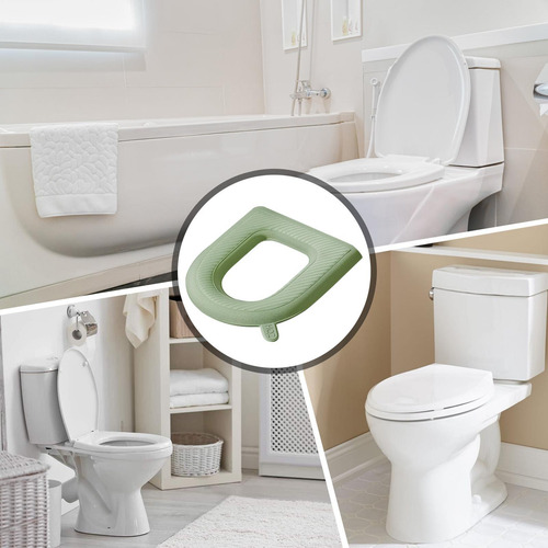 Funda Para Asiento De Inodoro Cojín Para Inodoro Almohadilla