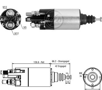 Solenoide O Automatico M. Benz Actros 24v Zm 842