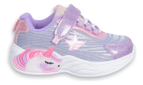 Zapatillas de nena con brillos sales