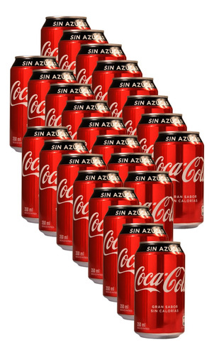 Coca-cola - Sin Azucar - Pack 24 Unidades