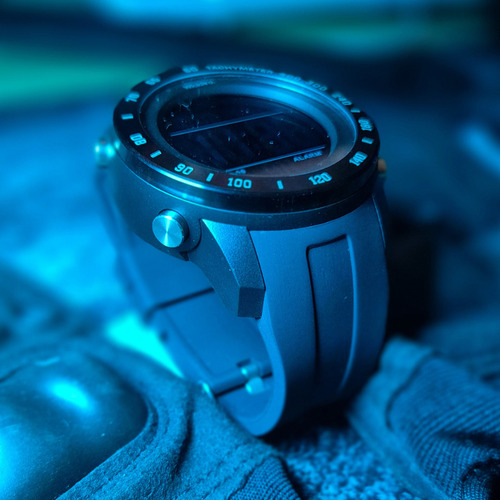 Reloj Tactico Militar Resistente al agua Wickpro Cronómetro Luz Nocturna Malla Flexible Números Grandes Aro De Acero Inoxidable Negro