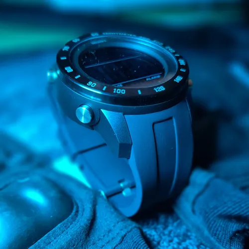 Reloj Tactico Militar Resistente al agua Wickpro Cronómetro Luz Nocturna Malla Flexible Números Grandes Aro De Acero Inoxidable Negro