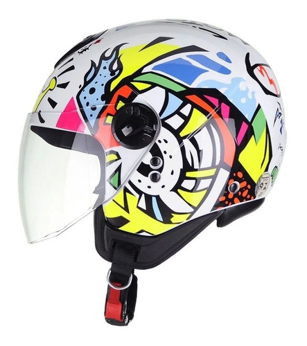 Capacete Aberto Peels Freeway King Branco Tamanho do capacete 60