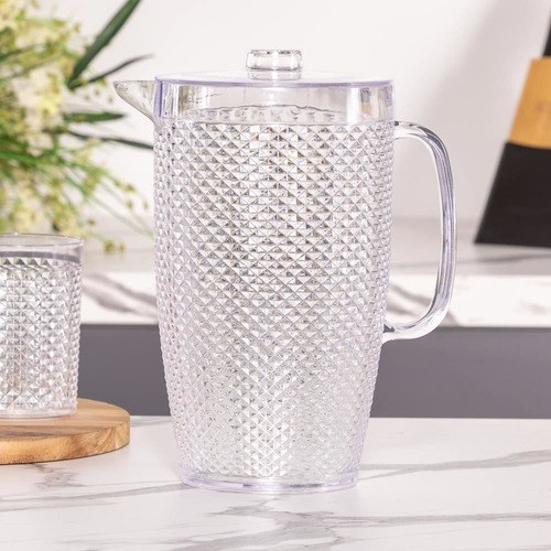 Imagem 2 de 4 de Jarra Diamante Crystal 3 Litros Suco Água