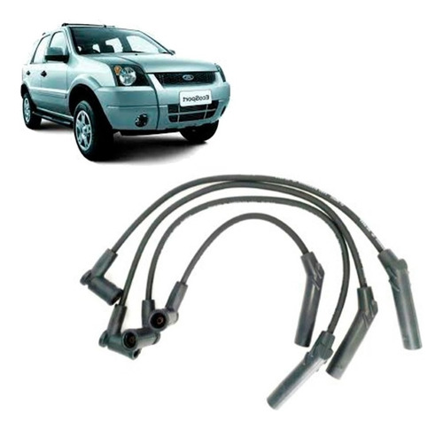 Juego Cables Bujias Para Ford Ecosport 1.6 2003 2008 