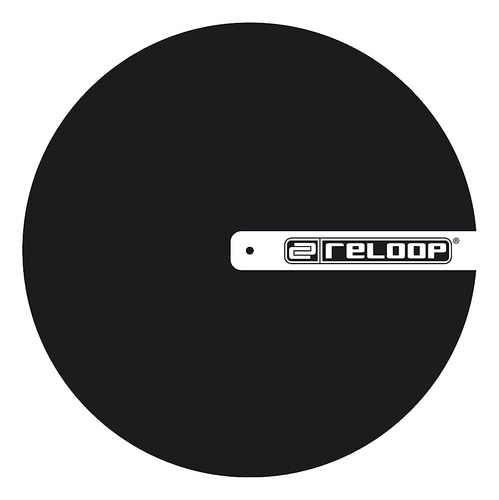 Reloop Slipmat Para Dj Turntablism, Negro Con Logo