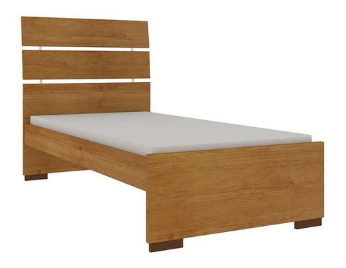 Cama Solteiro Premium Cinamomo Cor Marrom-claro