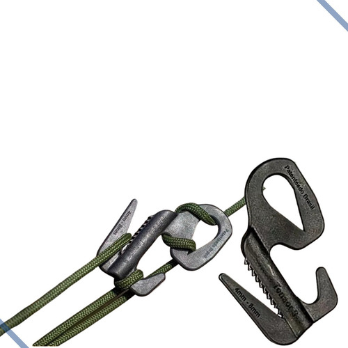 Tensor 9 Duplo Nautika Ntk Para Amarrar Barraca Lona Camping Cor Preto