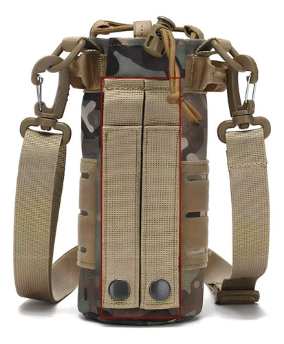 Bolsa Tactica Para Botella De Agua Soporte Molle Militar Multicam