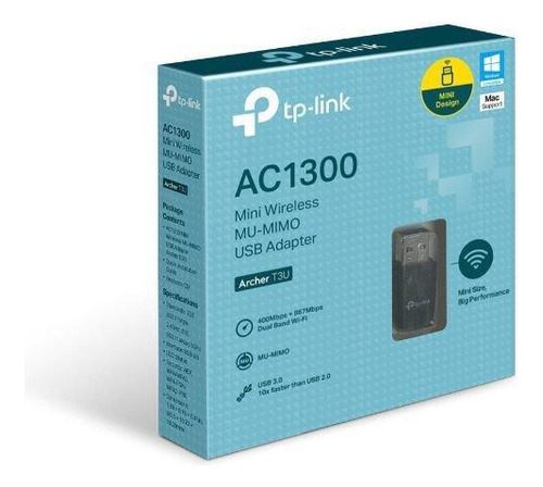 Adaptador Usb Mini Wireless Mu-mimo Ac1300 -tp-link