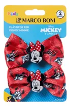 Comprar Kit 2 Elásticos De Cabelo Red Laço Disney Minnie Marco Boni