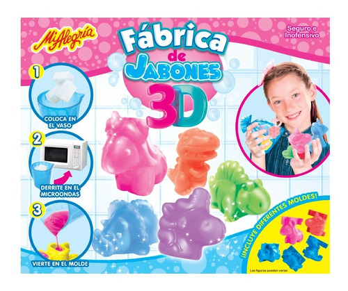 Imagen 1 de 3 de Fábrica De Jabones 3d - Mi Alegría