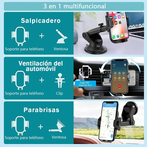 Para De Soporte Para Teléfono Para Coche,soporte Porta