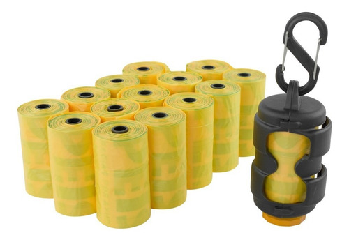 Dispensador Con Bolsas Sanitarias Para Desechos 15 Rollos