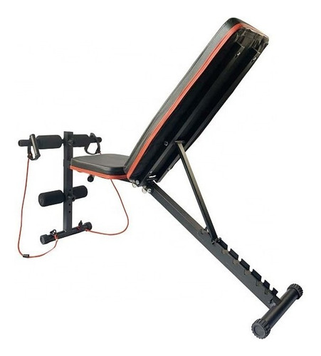 Imagen 6 de 10 de Promoción! Banco Plegable Multiposiciones Gym Con Bandas