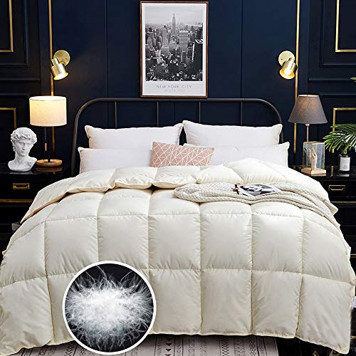 Duvet Insert Down Comforter Beige Queen/king Size