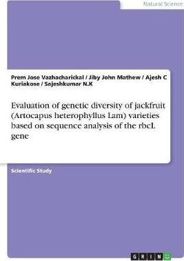 Libro Evaluation Of Genetic Diversity Of Jackfruit (artoc...