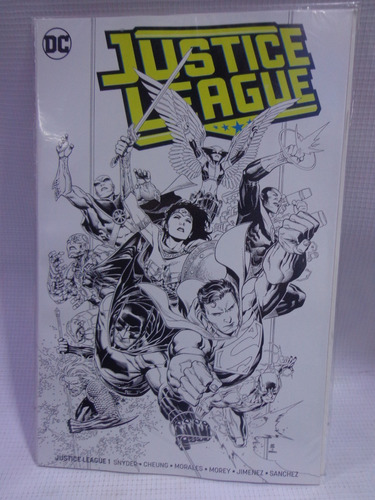 Justice League Vol.1 Variante Byn Dc Comic´s Televisa 2019