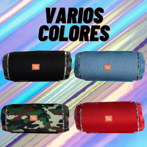 Parlante Portátil Bluetooth Tyg 116 Con Mp3 De Regalo