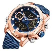 Comprar Relógios Cronógrafos Luminosos Naviforce Com Pulseira De Mal