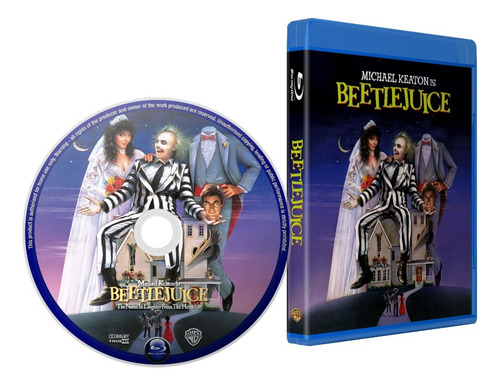 Beetlejuice 1 Y 2 (1988-2024) - El Super Fantasma - Bluray