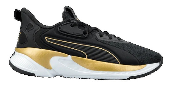 Tenis Puma Negros Dorado | MercadoLibre 📦