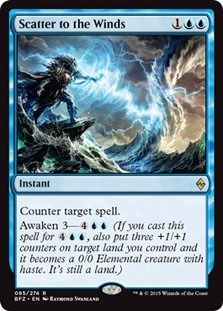 Cartas Magic : Scatter To The Winds Nm Bfz Mtg Bsas