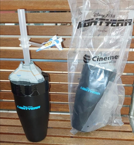 Vaso Coleccionable Con Nave Cinemex Lightyear 2022 (Usado)