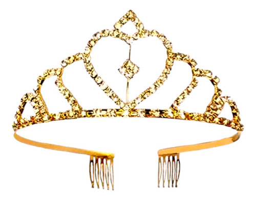 1 Tiara Noiva Pente Strass Coroa Princesa Noiva Casamento A-