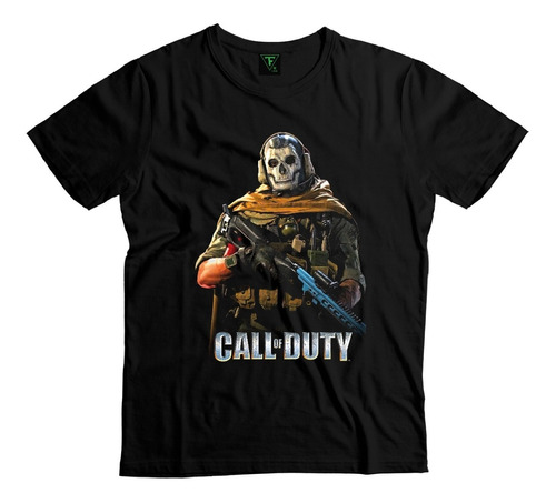 Polera Call Of Duty Juego Gamer Niño Niña Algodón